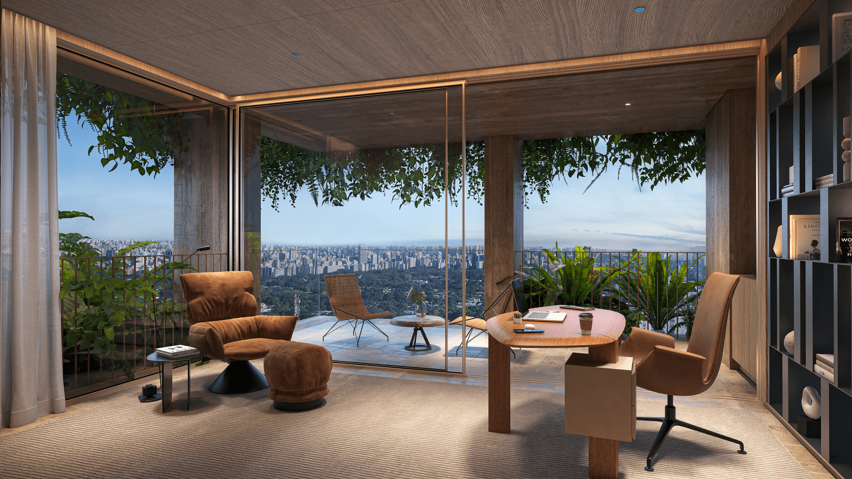 Planta baixa da suíte de 430m²