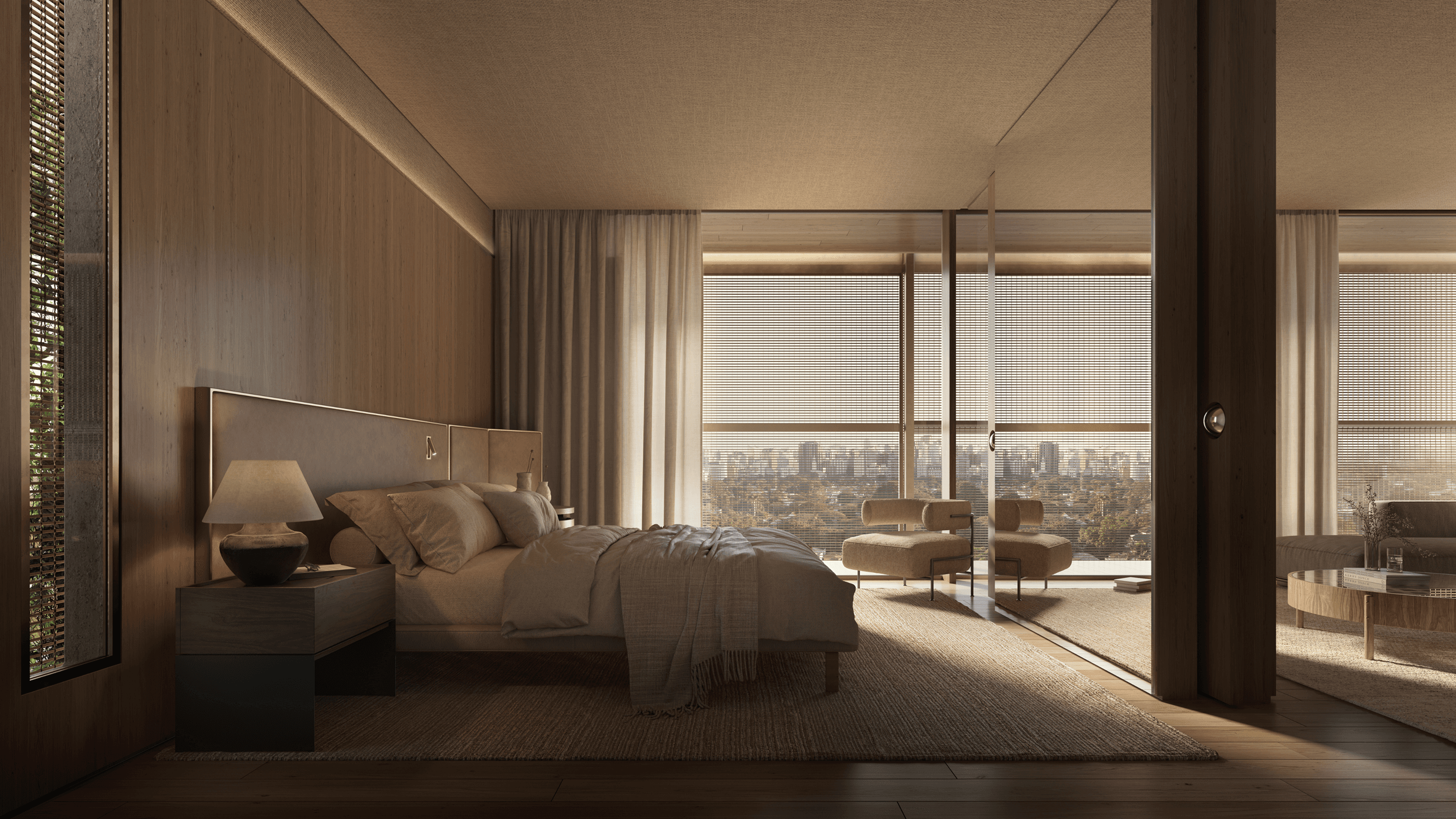 Planta baixa da suíte de 72m²